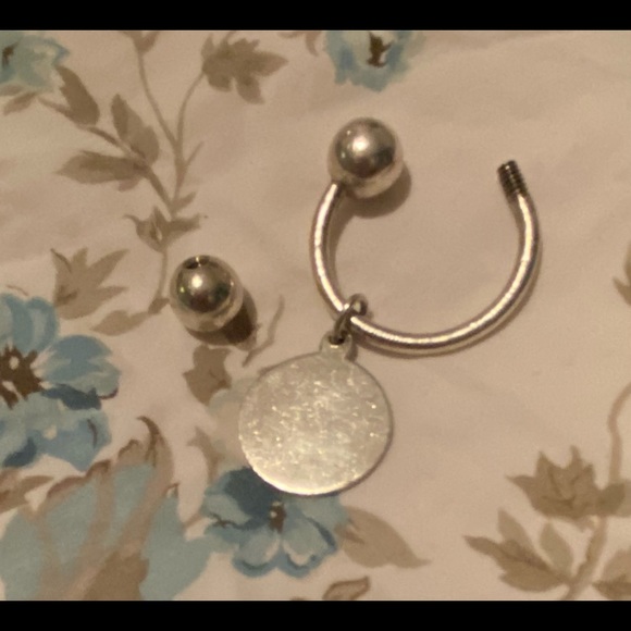 Tiffany & Co. Accessories - Tiffany & Co. New York Sterling Silver Logo Key Ring